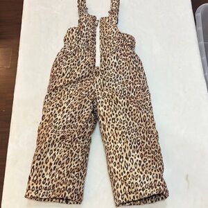 Pink Platinum Kids Leopard Print Snow Bib